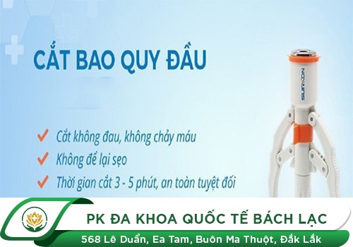 Cắt bao quy đầu bằng công nghệ cao Surkon 