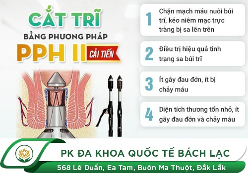 Hỗ trợ điều trị bệnh trĩ bằng tiểu phẫu
