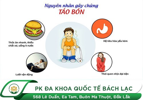 Nguyên nhân gây táo bón