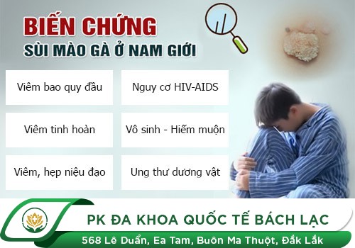 BIẾN CHỨNG NGUY HIỂM DO SÙI MÀO GÀ GÂY NÊN