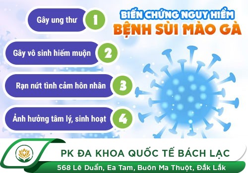 Bệnh sùi mào gà nguy hiểm như thế nào?
