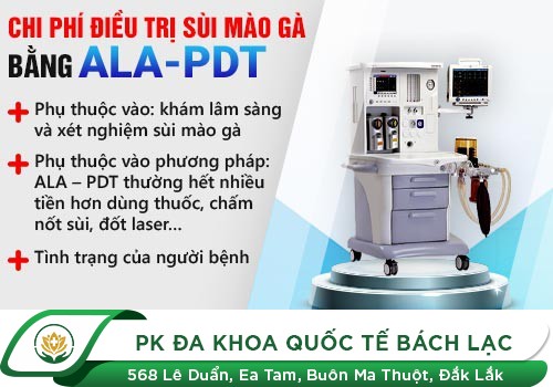 Chi phí điều trị sùi mào gà hết bao nhiêu tiền?