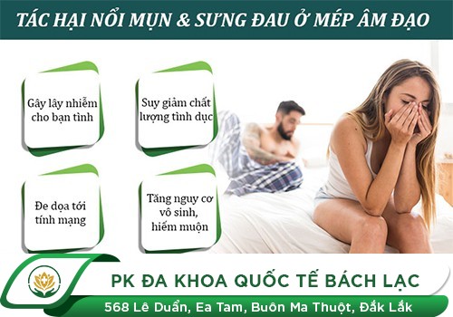 Khi vùng kín mọc mụn có gì nguy hiểm