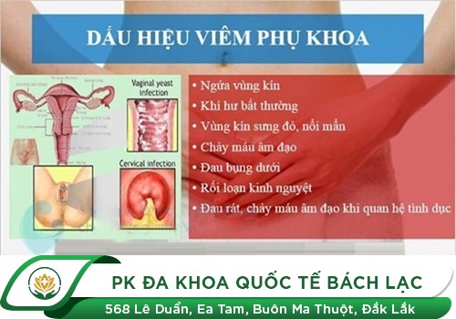 Chảy mủ ở âm đạo do bệnh viêm nhiễm phụ khoa