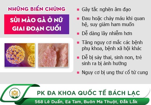 Mối nguy hại từ sùi mào gà ở nữ