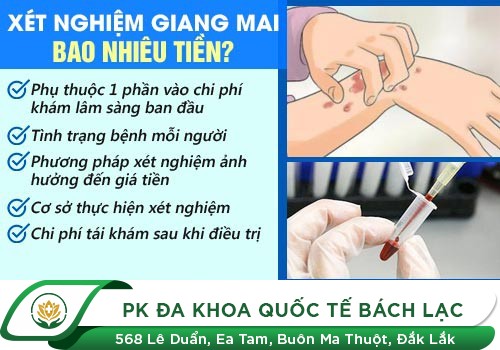 Chi Phí Xét Nghiệm Giang Mai Hết Bao Nhiêu Tiền Và Địa Chỉ Thực Hiện