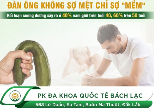 Điều trị rối loạn cương dương tại phòng khám nam khoa Đắk Lắk
