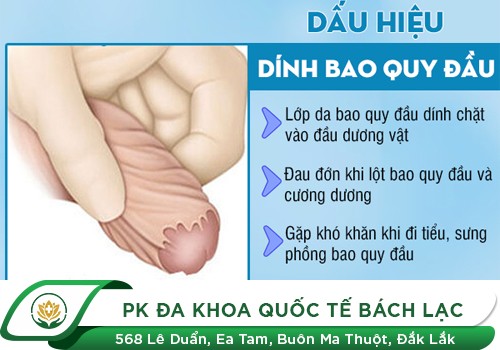 Biến chứng có thể gặp khi bị dính bao quy đầu