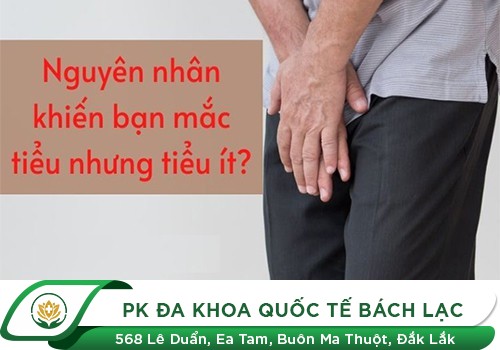 Nguyên nhân mắc tiểu nhưng tiểu ít