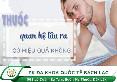 Sử dụng thuốc quan hệ lâu ra có hiệu quả không?