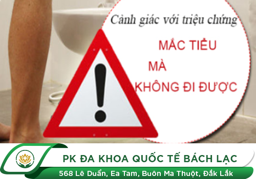 Mắc tiểu mà không đi được