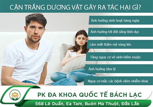 bựa trắng sinh dục có mùi hôi xuất hiện ở dương vật