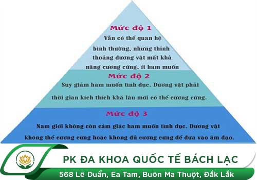 Các mức độ khó cương cứng của dương vật
