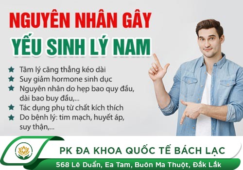 nguyên nhân gây bệnh yếu sinh lý