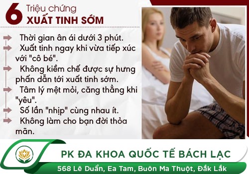Triệu chứng xuất tinh sớm