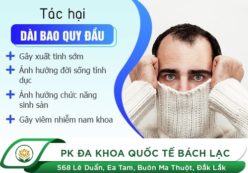 TÁC HẠI CỦA DÀI BAO QUY ĐẦU