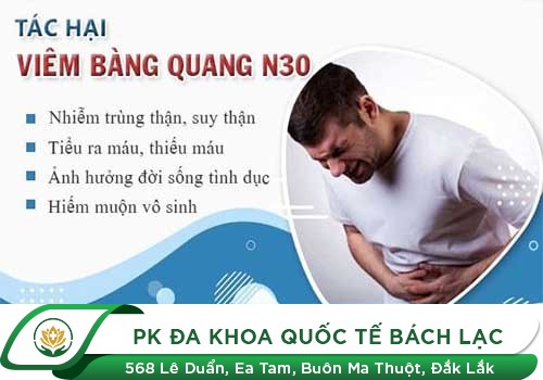 Tác hại viêm bàng quang