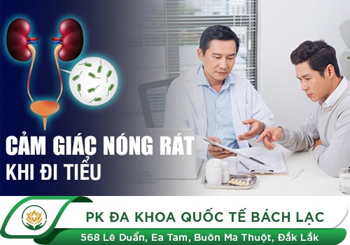 Nam giới tiểu bị nóng rát đương tiểu