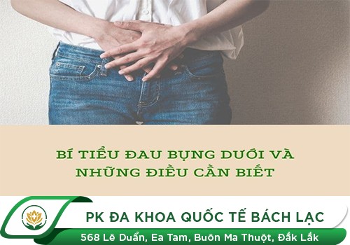 Đi tiểu xong thấy khó chịu ở bụng dưới và lỗ tiểu là bị gì?