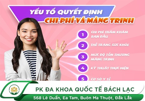 Vá Màng Trinh Hết Bao Nhiêu Tiền