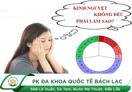 Kinh nguyệt không đều có ảnh hưởng gì