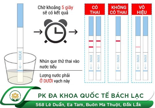 Que thử thai một vạch đậm một vạch mờ có thai không?