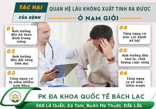 Tác Hại Nguy Hiểm Khi Quan Hệ Không Xuất Tinh? Điều Trị Khó Xuất Tinh Tại Chuyên Khoa Nam Khoa Quốc Tế Bách Lạc